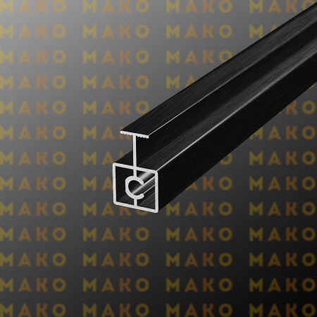 MS413 Профиль разделительный  Черный браш (A25)